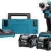 Makita Παλμικό Κατσαβίδι Μπαταρίας 40V 2x4Ah TD001GM201