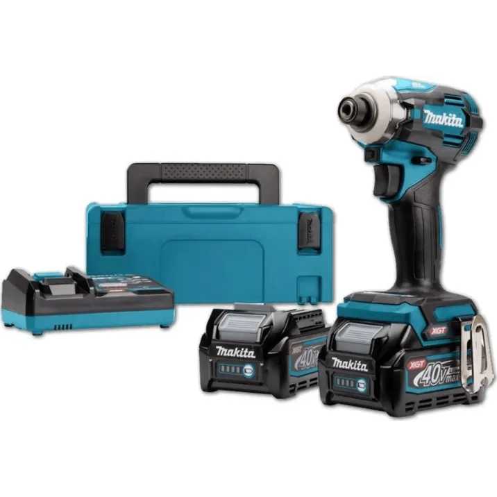 Makita Παλμικό Κατσαβίδι Μπαταρίας 40V 2x4Ah TD001GM201