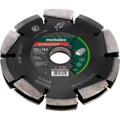 Metabo Διαμαντόδισκοι Για Αρμοκόφτες Professional Up 125mm 6.28298.00