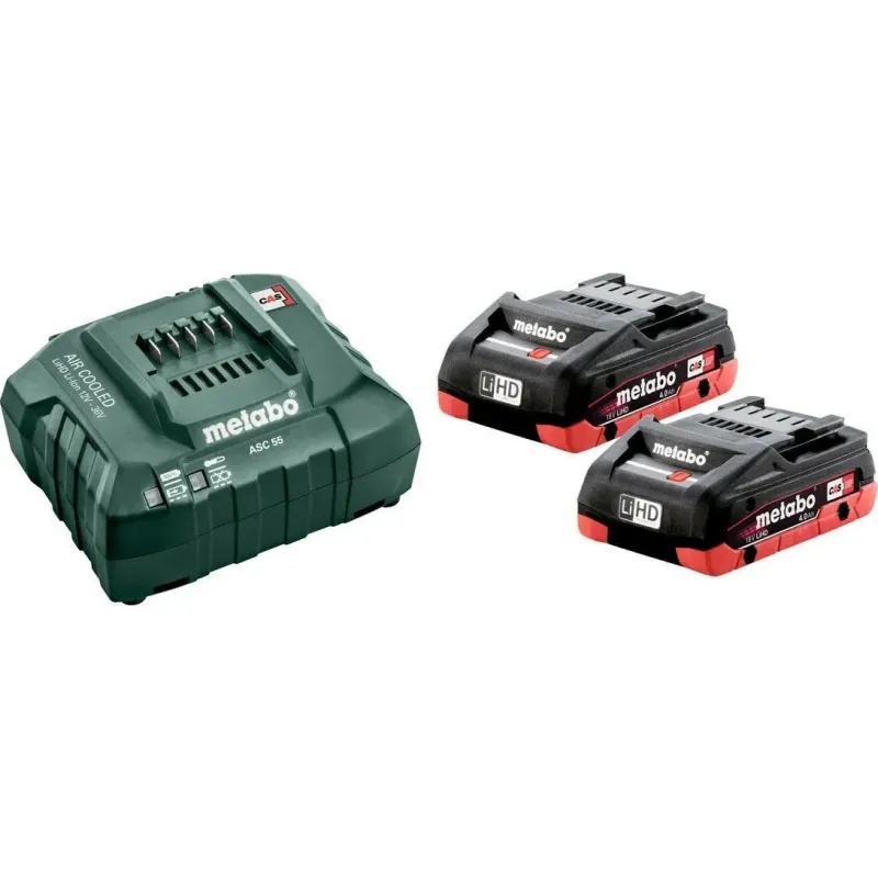 METABO Σετ Φόρτισης 18V 2 x LiHD 8.0 Ah 6.85131.00
