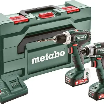 METABO 18 VOLT COMBO SET ΜΠΑΤΑΡΙΑΣ 2.1.10 BL LIHD SB 18 LT BL + SSD 18 LTX 200 BL 6.851240.00