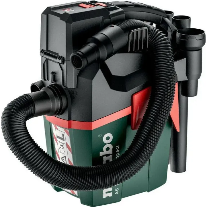 METABO 18 Volt Σκούπα Γενικών Χρήσεων Μπαταρίας AS 18 L PC Compact με χειροκίνητο φίλτρο 602028850