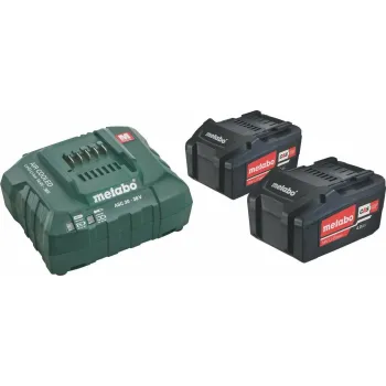 Metabo Σετ 2 Μπαταρίες Λιθίου 18V 4Ah με Φορτιστή 12-36V 685050000