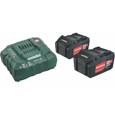 Metabo Σετ 2 Μπαταρίες Λιθίου 18V 4Ah με Φορτιστή 12-36V 685050000