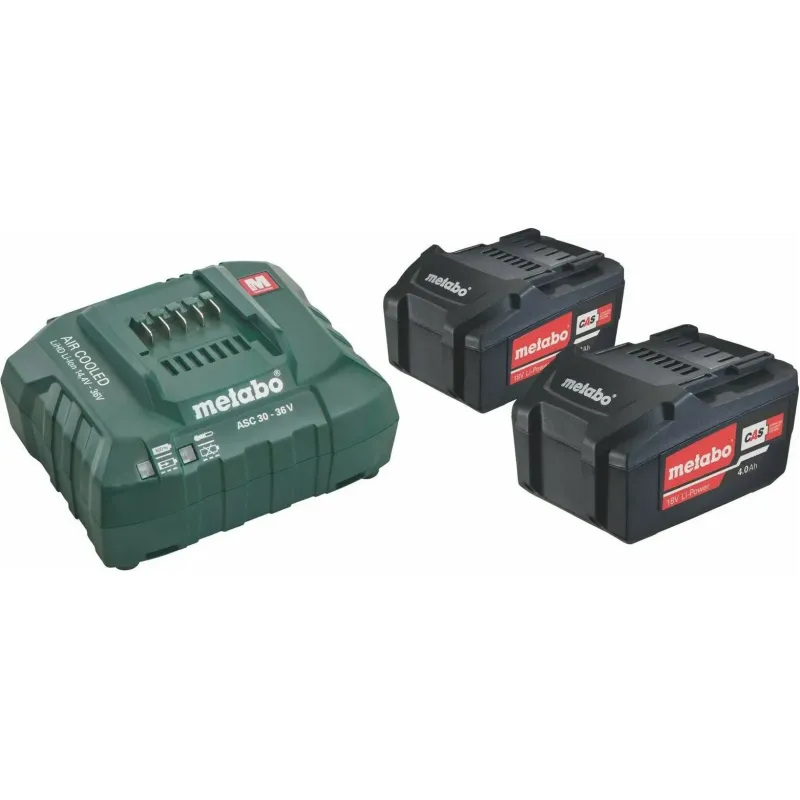 Metabo Σετ 2 Μπαταρίες Λιθίου 18V 5.5Ah με Φορτιστή 12-36V 685122000 
