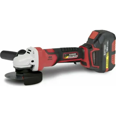 Stayer SET Γωνιακός Τροχός 115mm Μπαταρίας 2x4Ah AGBL2024 