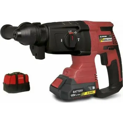 Stayer Κρουστικό Σκαπτικό Μπαταρίας 18V με SDS Plus  HDBL2012