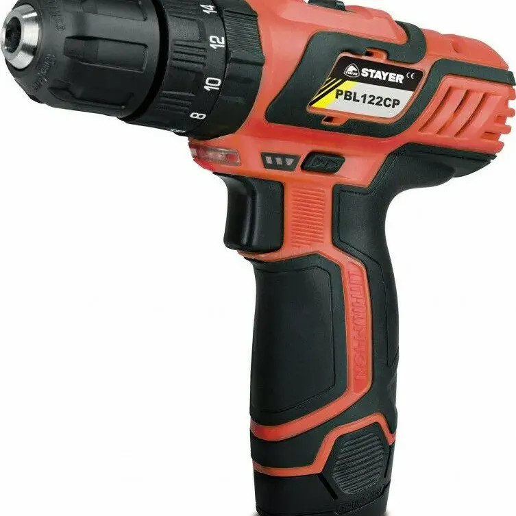 Stayer Κρουστικό Δραπανοκατσάβιδο Μπαταρίας 12V 2x2Ah PBL122CPK
