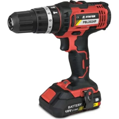 Stayer Κρουστικό Δραπανοκατσάβιδο Μπαταρίας 18V PBL 2024 PK