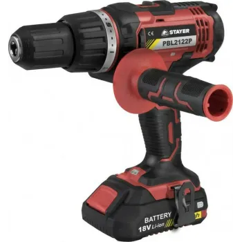 Stayer Κρουστικό Δραπανοκατσάβιδο Μπαταρίας 18V 2x4Ah PBL2124PK