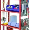 Διάτρητο πάνελ μεταλλικό 98x46 cm με γαντζάκια 054GKIT