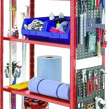 Διάτρητο πάνελ μεταλλικό 98x46 cm με γαντζάκια 054GKIT