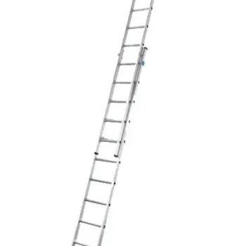 Inox Kiss Επεκτεινόμενη σκάλα αλουμινίου 2x10 σκαλοπατιών LAD210