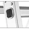 Inox Kiss Επεκτεινόμενη σκάλα αλουμινίου 3x8 σκαλοπατιών LAD308