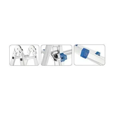 Inox Kiss Πολυμορφική σκάλα αλουμινίου 4x3 LAD403