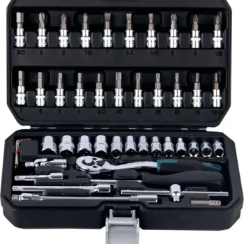 Bormann pro BHT5100 Καρυδάκια 1/4 Με Καστάνια - Προέκταση Σετ 46 Τεμ. 024675