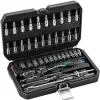 Bormann pro BHT5100 Καρυδάκια 1/4 Με Καστάνια - Προέκταση Σετ 46 Τεμ. 024675