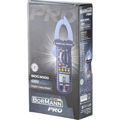BORMANN PRO BDC3000 Αμπεροτσιμπίδα Ψηφιακή 600V 028444