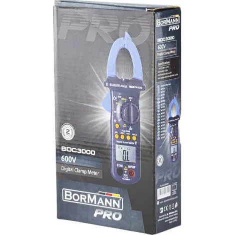 BORMANN PRO BDC3000 Αμπεροτσιμπίδα Ψηφιακή 600V 028444