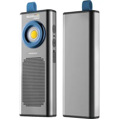BORMANN PRO BPR6045 ΦΑΚΟΣ ΕΠΑΝΑΦΟΡΤΙΖΟΜΕΝΟΣ ΤΡΙΠΛΗΣ ΛΕΙΤΟΥΡΓΙΑΣ BLUETOOTH ΗΧΕΙΟ, ΑΔΙΑΒΡΟΧΟΣ 030072