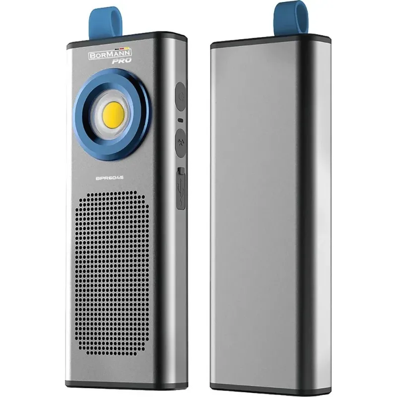 BORMANN PRO BPR6045 ΦΑΚΟΣ ΕΠΑΝΑΦΟΡΤΙΖΟΜΕΝΟΣ ΤΡΙΠΛΗΣ ΛΕΙΤΟΥΡΓΙΑΣ BLUETOOTH ΗΧΕΙΟ, ΑΔΙΑΒΡΟΧΟΣ 030072
