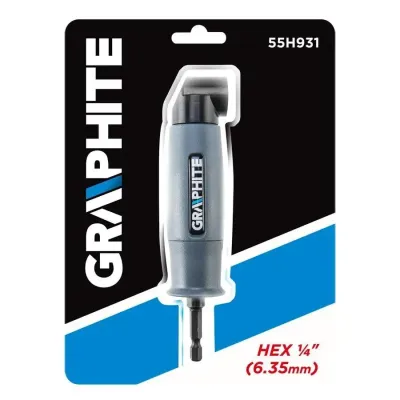 GRAPHITE Γωνιακό τσοκ 1/4   για μύτες 55H931