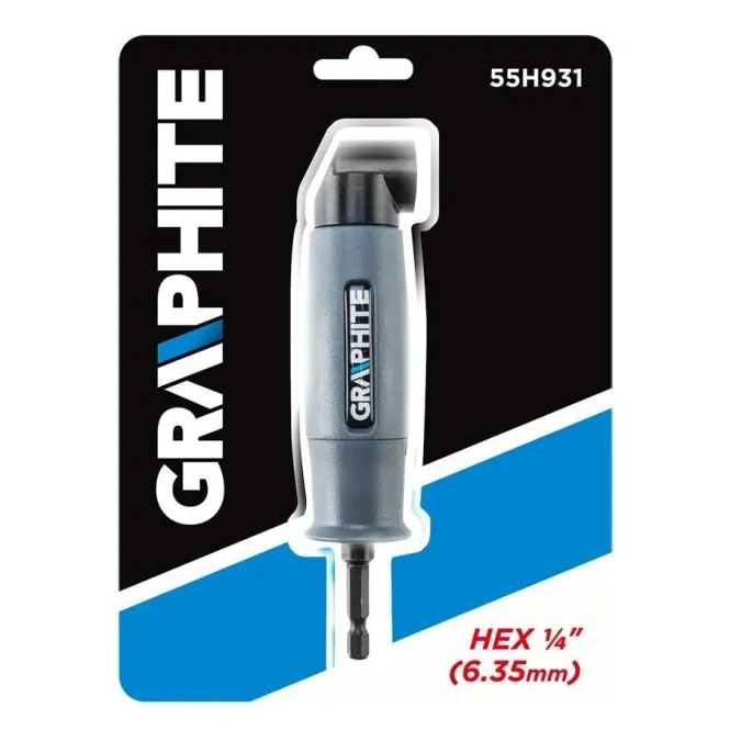 GRAPHITE Γωνιακό τσοκ 1/4   για μύτες 55H931