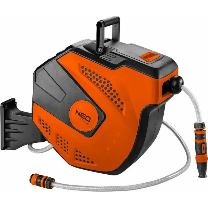NEO TOOLS Καρούλι αυτόματο με λάστιχο 20m 15-891