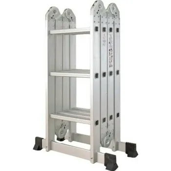 Inox Kiss Πολυμορφική σκάλα αλουμινίου 4x3 Σκαλιά LAD603