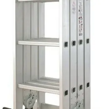 Inox Kiss Πολυμορφική σκάλα αλουμινίου 4x3 Σκαλιά LAD603