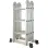 Inox Kiss Πολυμορφική σκάλα αλουμινίου 4x3 Σκαλιά LAD603