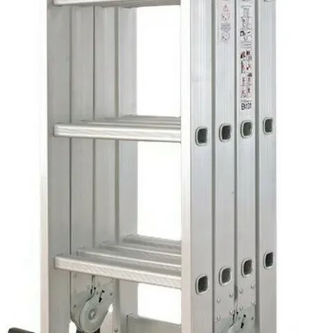 Inox Kiss Πολυμορφική σκάλα αλουμινίου 4x3 Σκαλιά LAD603
