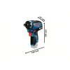 BOSCH Δραπανοκατσάβιδο μπαταρίας GSR 12V-35 HX PROFESSIONAL  06019J9102