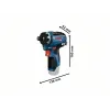 BOSCH Δραπανοκατσάβιδο μπαταρίας GSR 12V-35 HX PROFESSIONAL  06019J9102