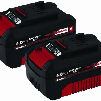Einhell 2 Μπαταρίες Εργαλείου Λιθίου 18V με Χωρητικότητα 4Ah 4511489