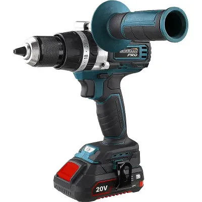 Bormann BBP5140 Κρουστικό Δραπανοκατσάβιδο BRUSHLESS 20V 2X2Ah 035145