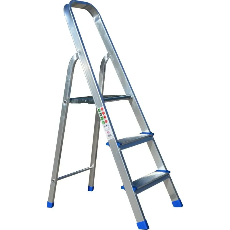 Profal Σκάλα Αλουμινίου Super  με 2+1 Σκαλοπάτια 126cm 200201