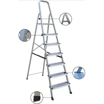 Profal Σκάλα Αλουμινίου plus με 4+1 Σκαλοπάτια 174cm 206401