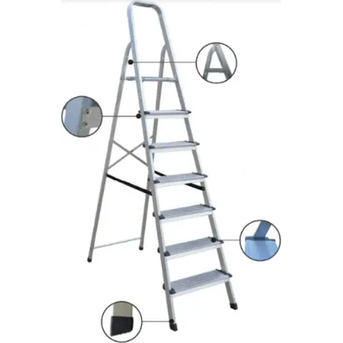 Profal Σκάλα Αλουμινίου plus με 4+1 Σκαλοπάτια 174cm 206401