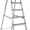 Profal Σκάλα Σιδήρου με 6+1 Σκαλοπάτια 215cm Steel 207601