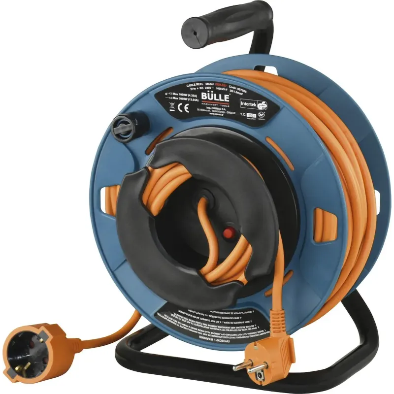 Bulle Μπαλαντέζα Καρούλι 1 Θέσης με Καλώδιο 27m 607025