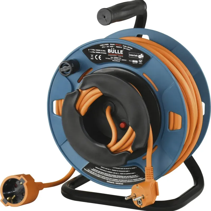 Bulle Μπαλαντέζα Καρούλι 1 Θέσης με Καλώδιο 27m 607025