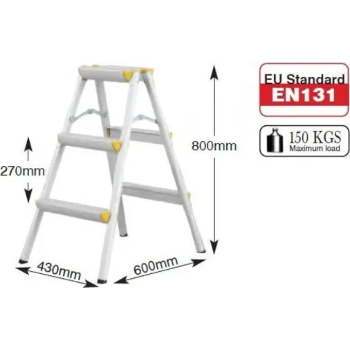 Bulle KA 3 Καβαλέτο Αλουμινίου με Μέγιστη Αντοχή 150kg 631021