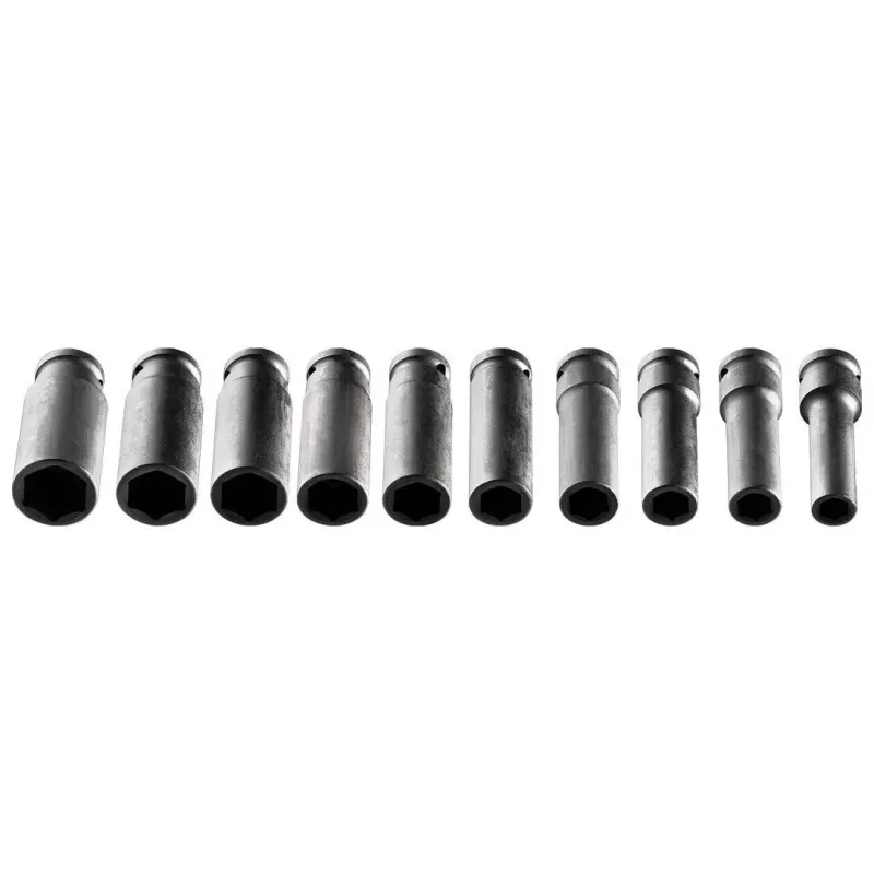 NEO TOOLS Σετ εξάγωνα καρυδάκια 1/2 μακριά 10τεμ. 12107