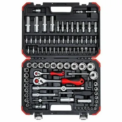 GEDORE RED ΣΕΤ ΚΑΡΥΔΑΚΙΑ 1/4+ 1/2 με 94 εργαλεια R46003094
