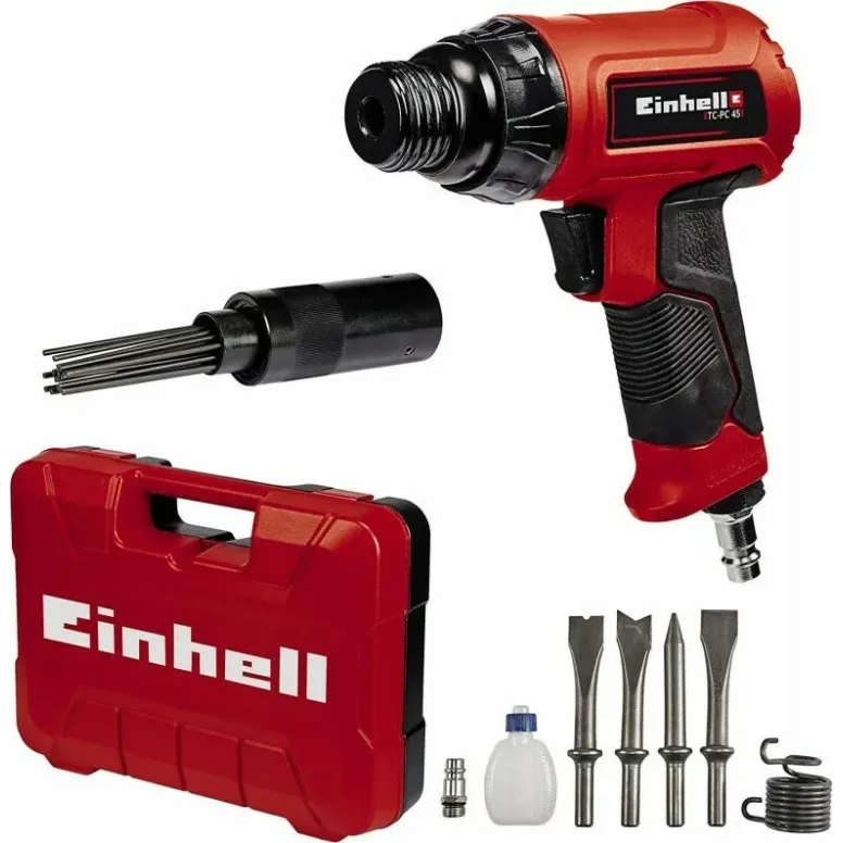 EINHELL TC-PC 45 SET Αεροκόπιδο Πνευματικό 6,3 bar με Εξαρτήματα 4139045