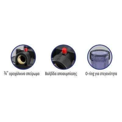 ASPIS Φιλτροθήκη Κεντρικής Παροχής 10