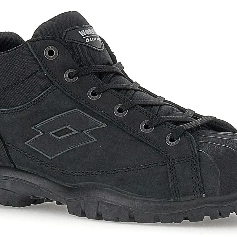 LOTTO JUMP 350 II MID S3L SR FO Παπούτσια Ασφαλείας ALL BLACK/ASPHALT 218702 2AF