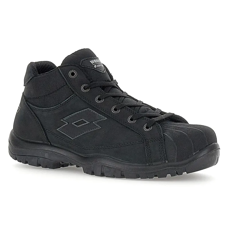 LOTTO JUMP 350 II MID S3L SR FO Παπούτσια Ασφαλείας ALL BLACK/ASPHALT 218702 2AF