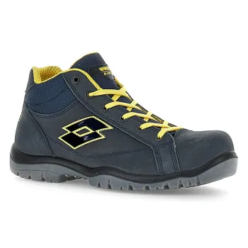 LOTTO JUMP 300 II MID S3L SR FO Παπούτσι Ασφαλείας DRESS BLUE/BLAZING YELLOW  218703 5OK